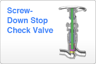 Screw-Down Stop Check Valve